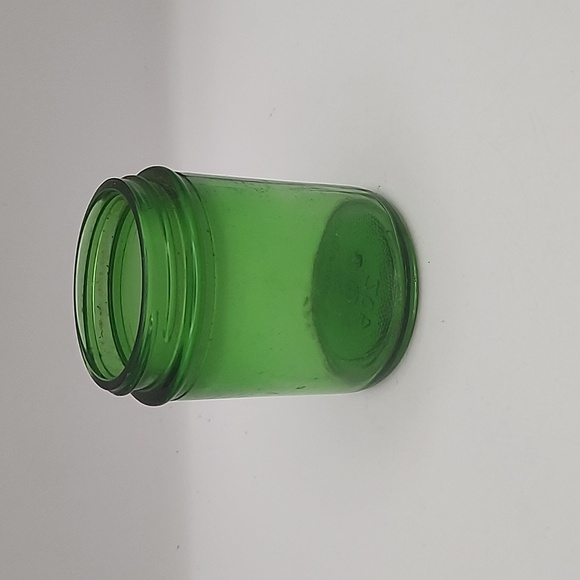 Vintage 4 oz Duraglass Green Jar 3" - Picture 2 of 9